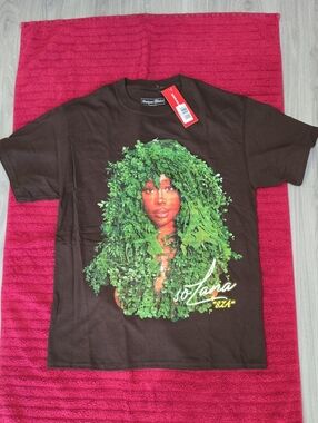 Headgear Classics - Brand Brown Tee with Green Botanical Graphic
